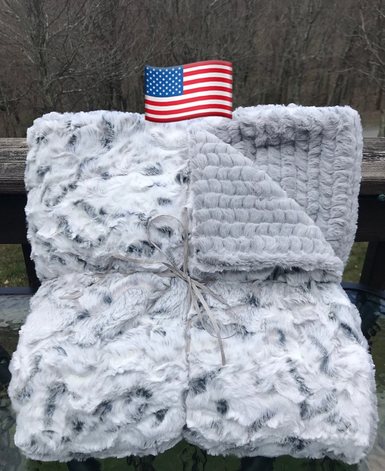 Snowy Owl Minky Throw Gift for Men Grey Minky Throw Faux Etsy Norway