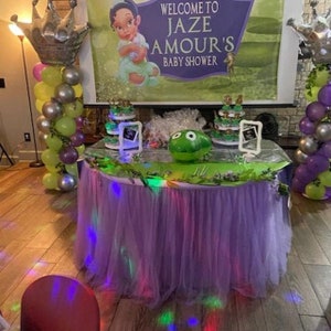 Baby Tiana Party Banner