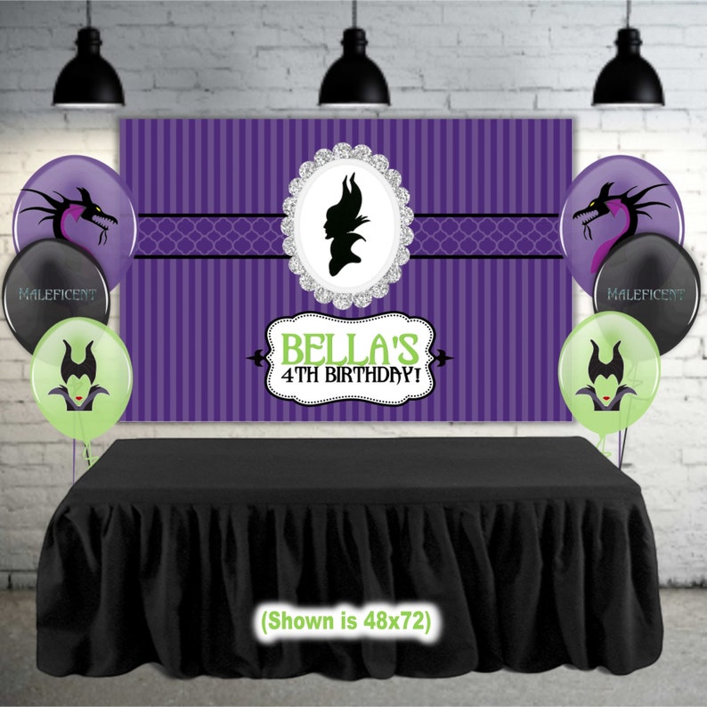 Maleficent Party Banner afbeelding 1
