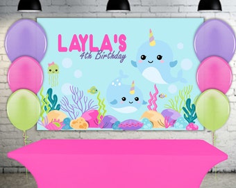 Narwhal Party Banner