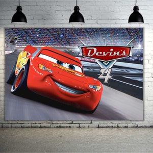 Cars Lightning McQueen Party Banner image 1