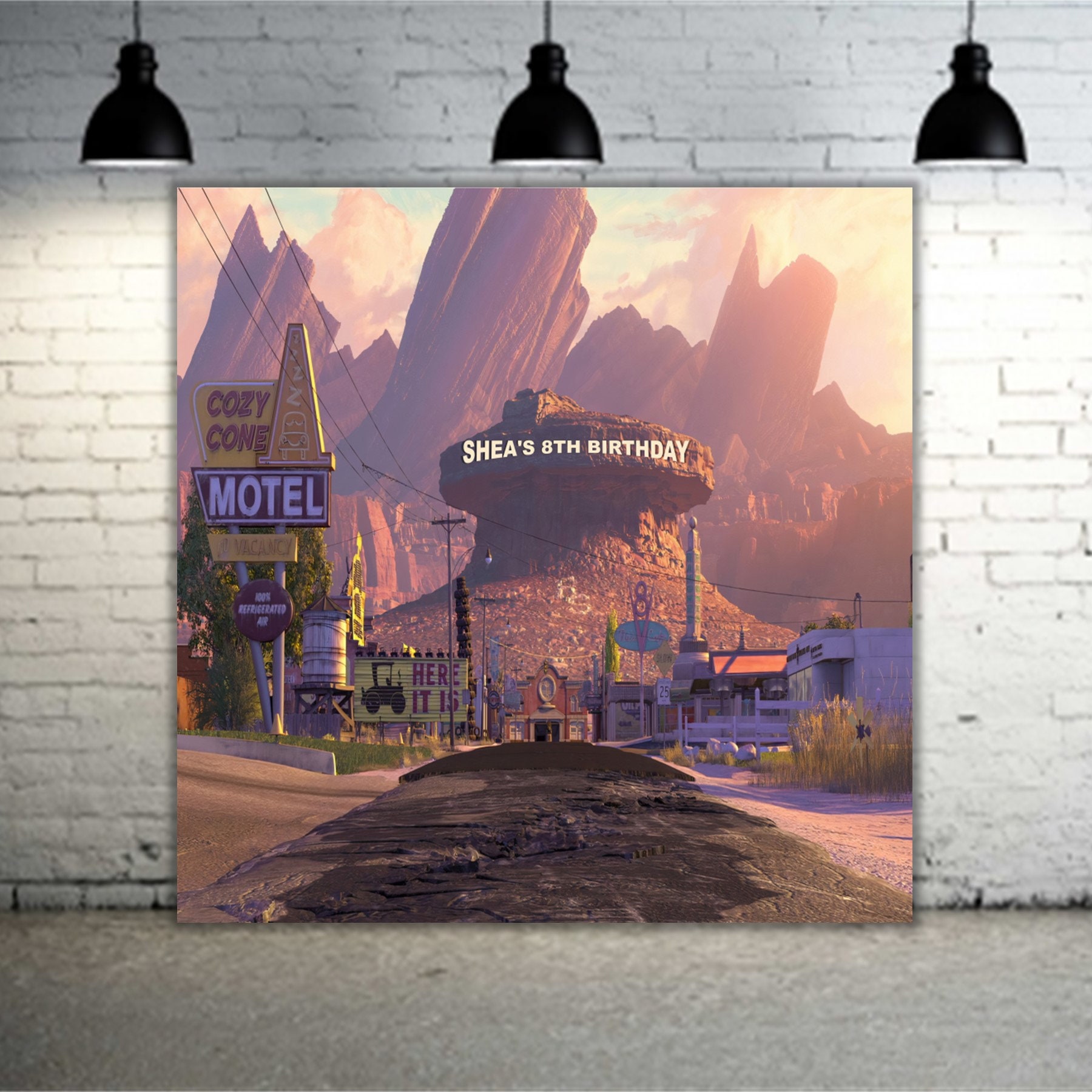 Disney Cars Radiator Springs Background