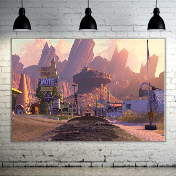 Cars Radiator Springs Banner - Etsy