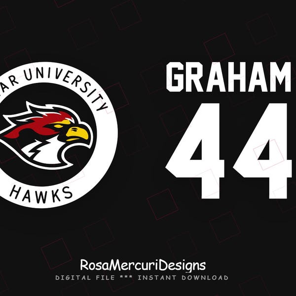Briar University Hawks Png - Etsy