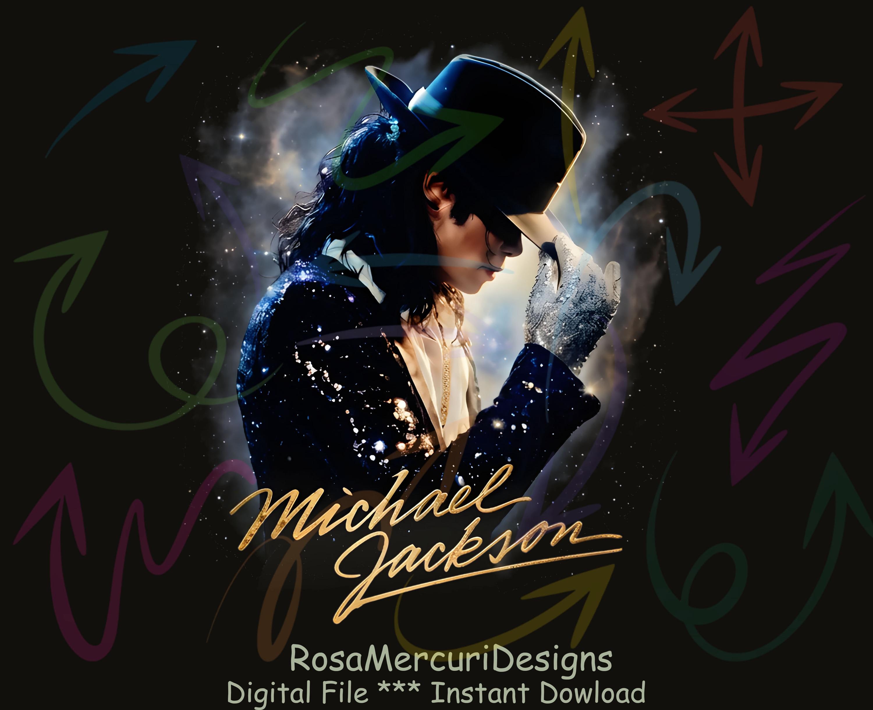 Michael Jackson Vintage 90s Styles Png, Michael Jackson King of