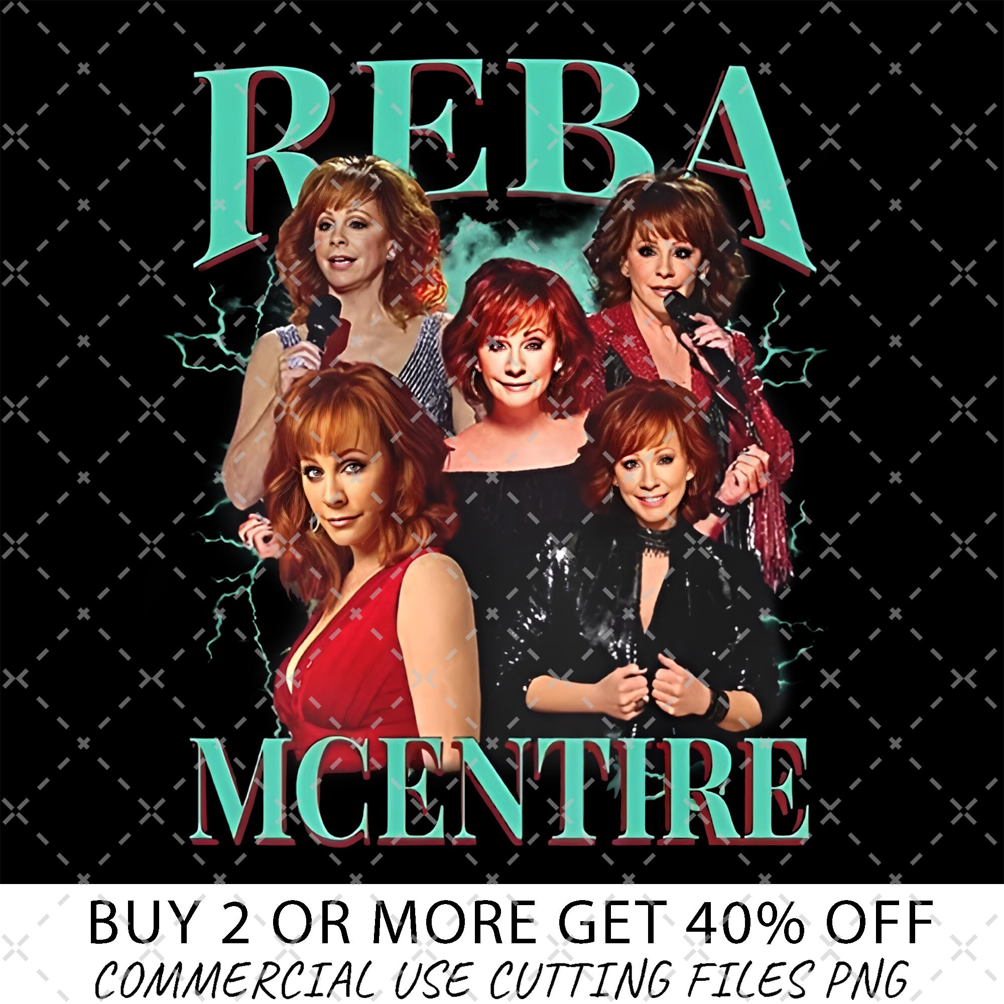 Reba Mcentire PNG Digital File, Reba Mcentire Vintage Png Country Music