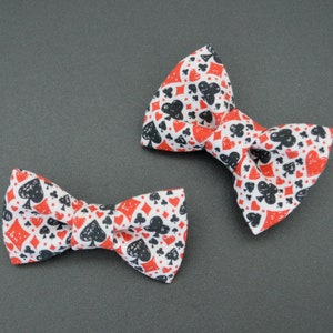 Papillon per cani di piccola taglia - Segni di carte da gioco - Accessorio per collare per animali domestici