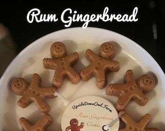 Rum Gingerbread Candle, Gingerbread Scented, Dessert Candle, Candle Gift, 16 oz.  Candle, Soy Candle, Food Candle