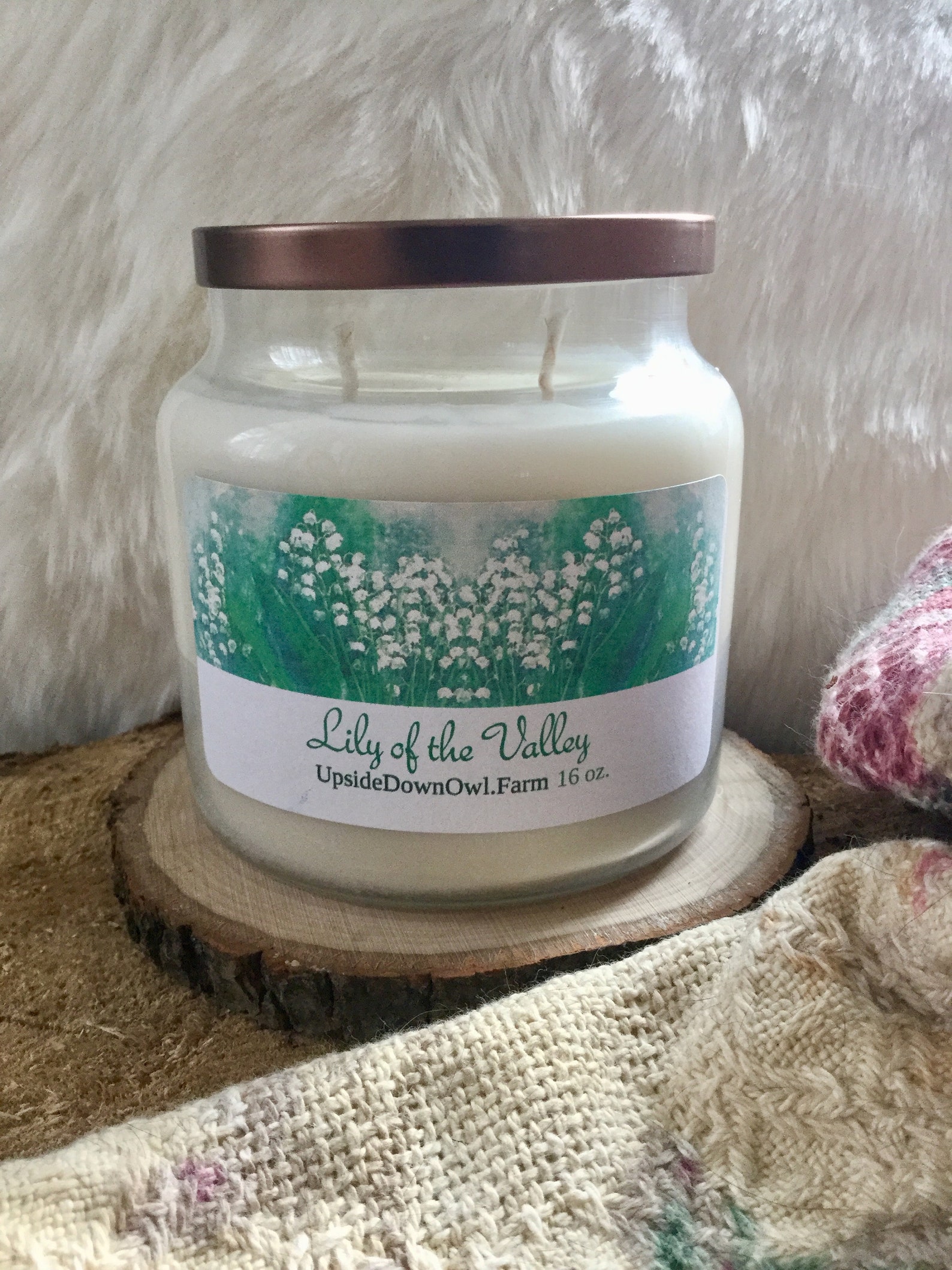 Lily of the Valley Floral Candle Highly Scented Candle Etsy