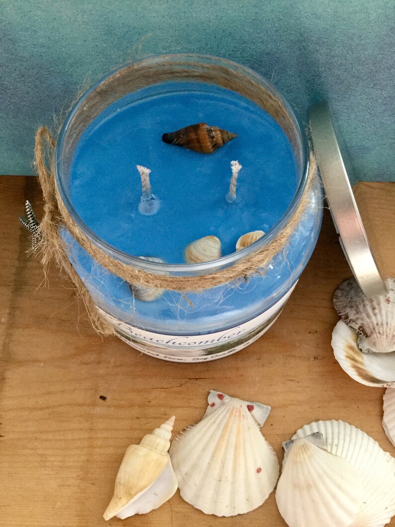 Beach Scented Candle Ocean Scented Candle Beach House Decor Etsy
