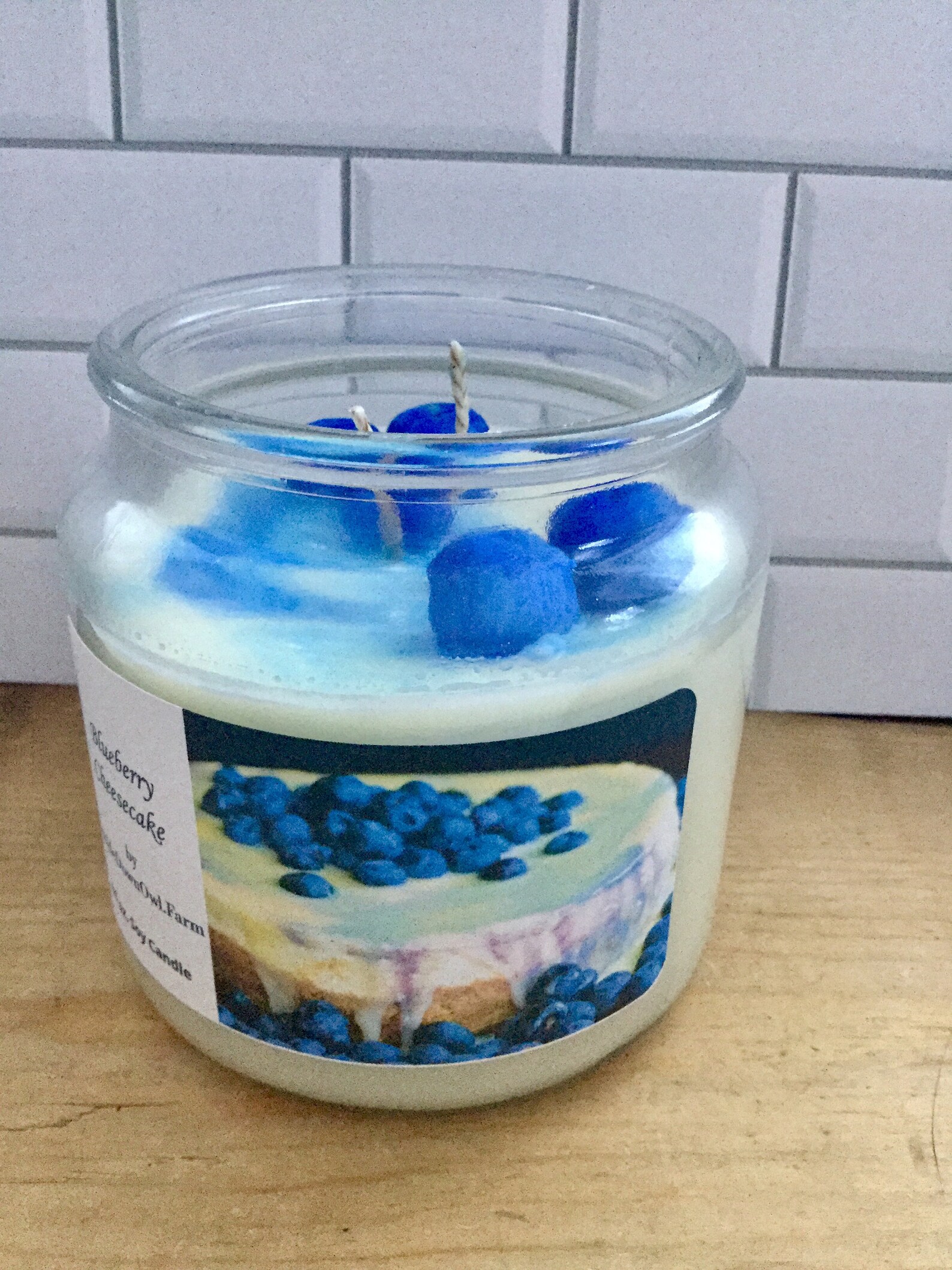 Blueberry Cheesecake Candle Candle Gift Scented Candle Etsy