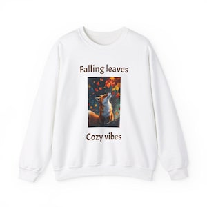 Fox Sweatshirt, Autumn Sweatshirt,  Fall Vibes Apparel,  Fall Sweater, Fall Pullover, Fox Gift, Nature Lover Gift, Christmas Gift,  Holiday