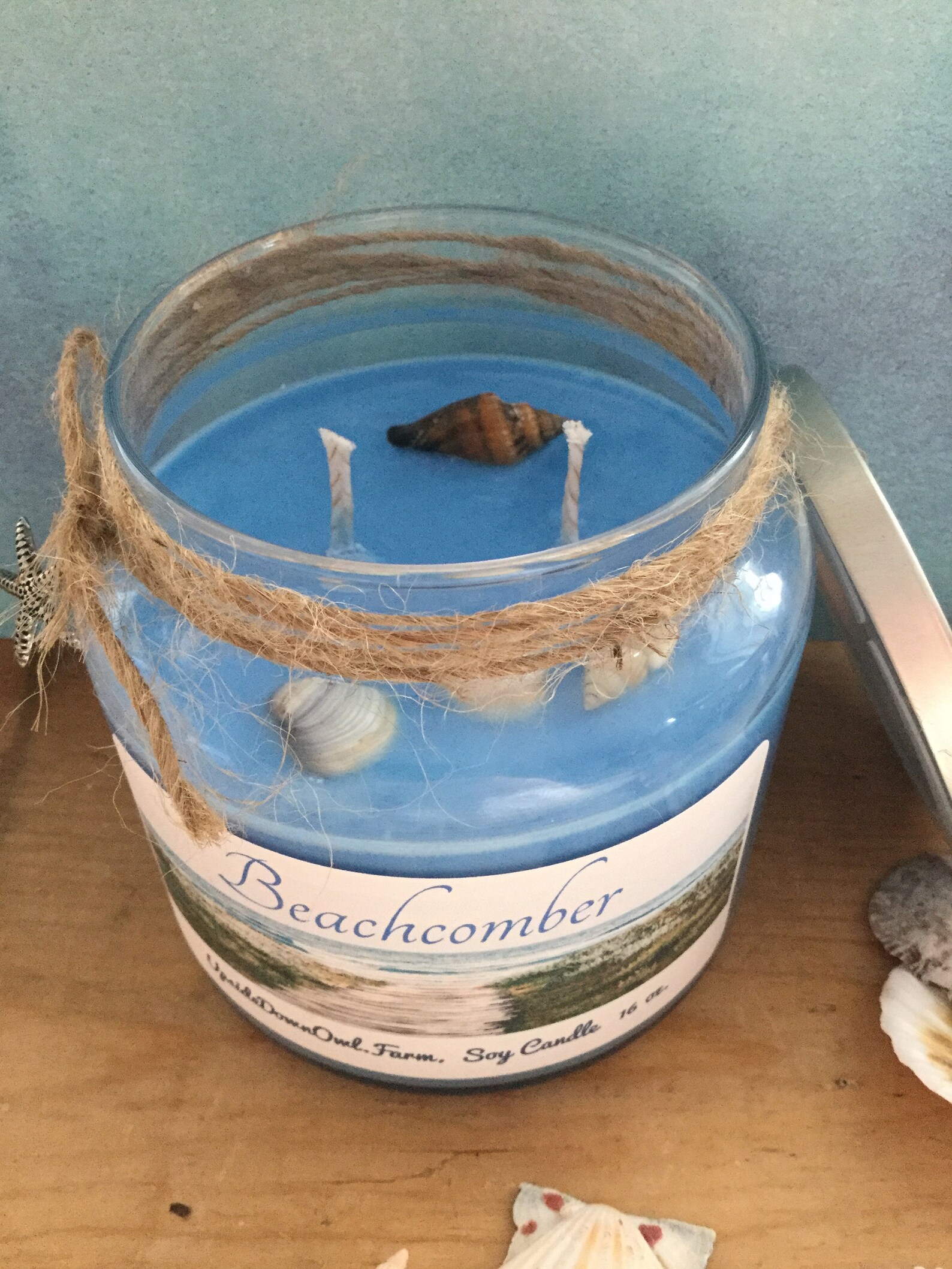 Beach Scented Candle Ocean Scented Candle Beach House Decor Etsy