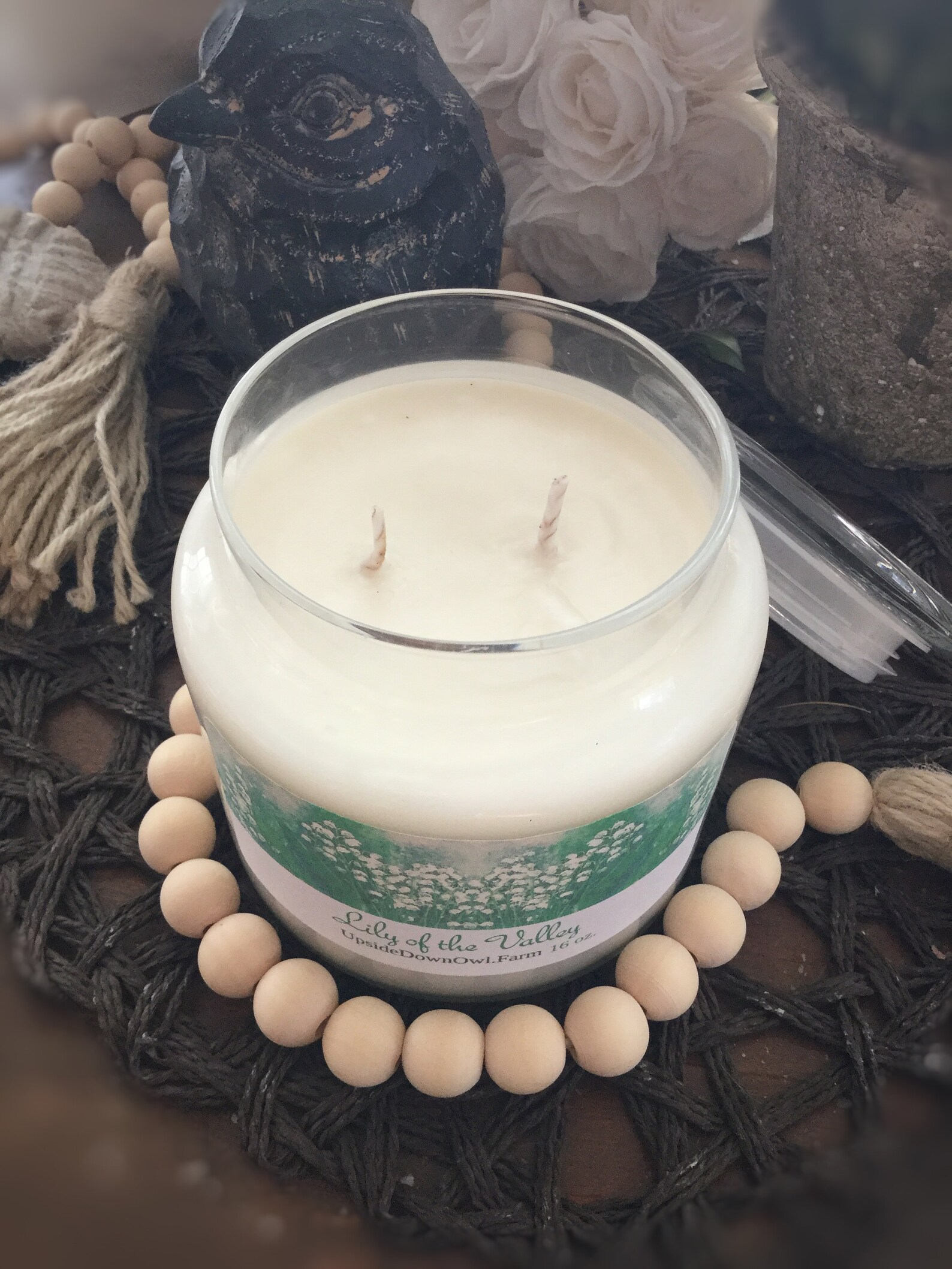 Lily of the Valley Floral Candle Highly Scented Candle Etsy