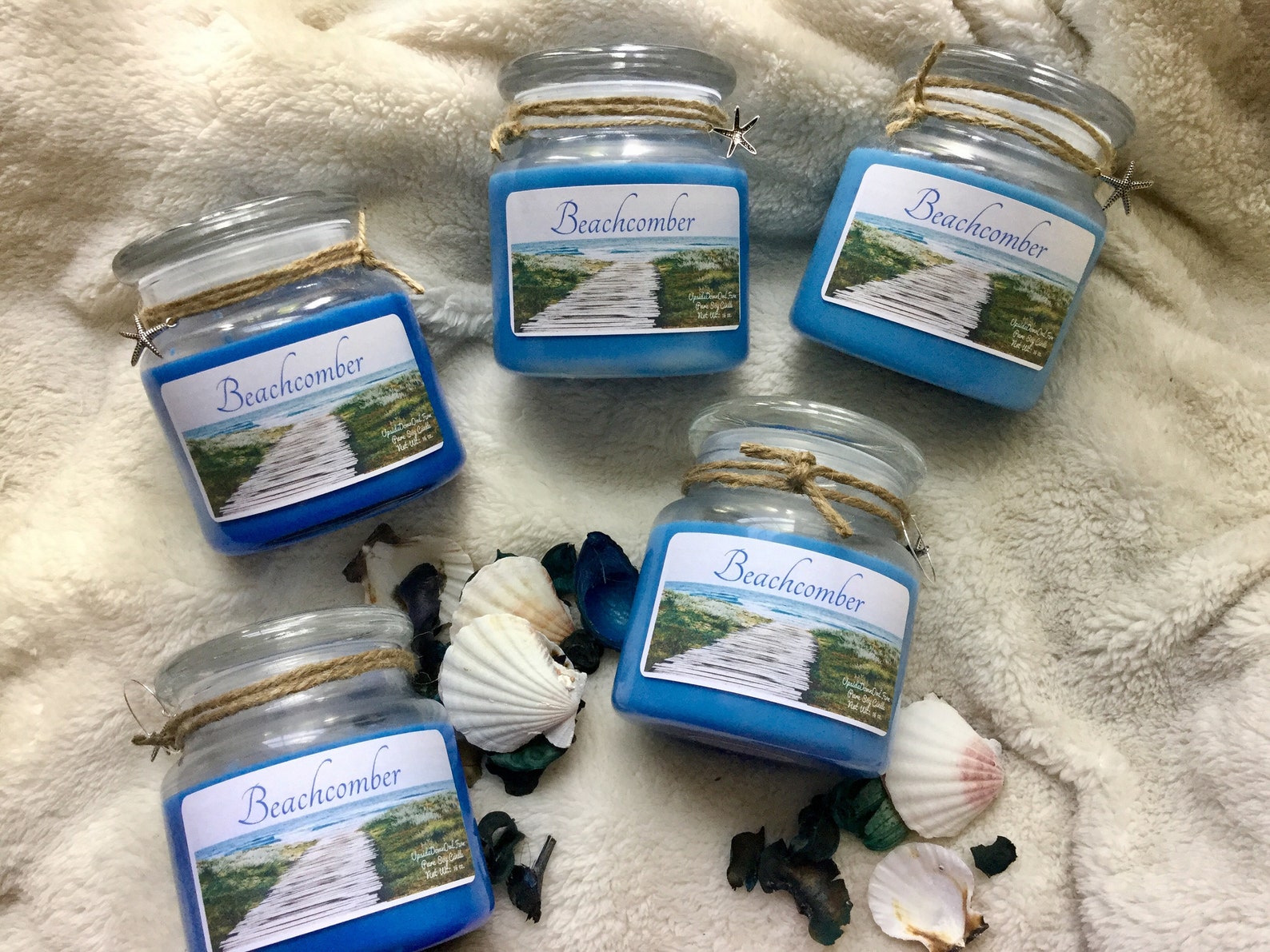 Beach Scented Candle Ocean Scented Candle Beach House Decor Etsy