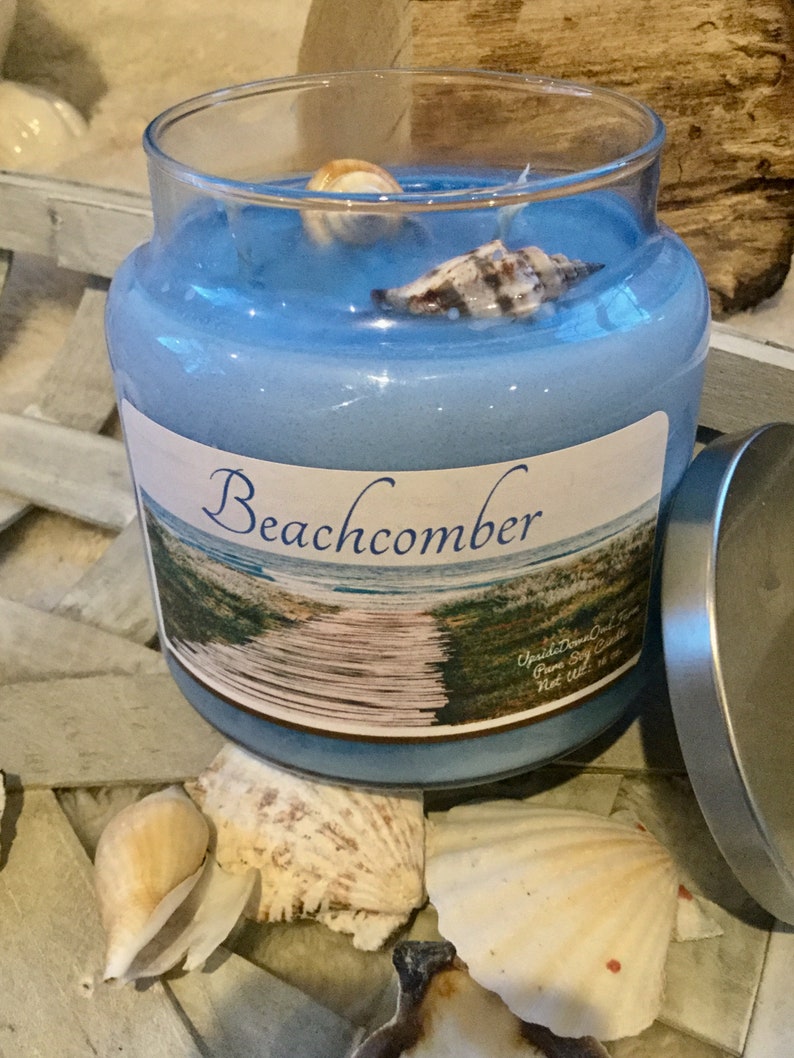 Beach Scented Candle Ocean Scented Candle Beach House Decor Etsy