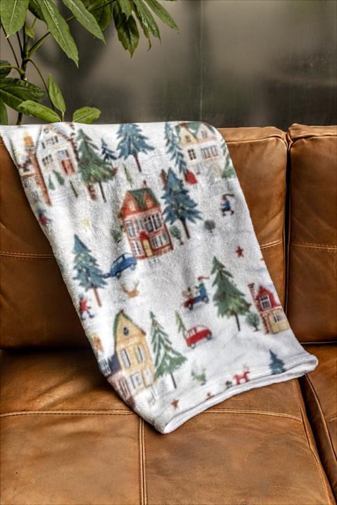 Festive Village Quilted Blanket NCU0NT091 main image 0