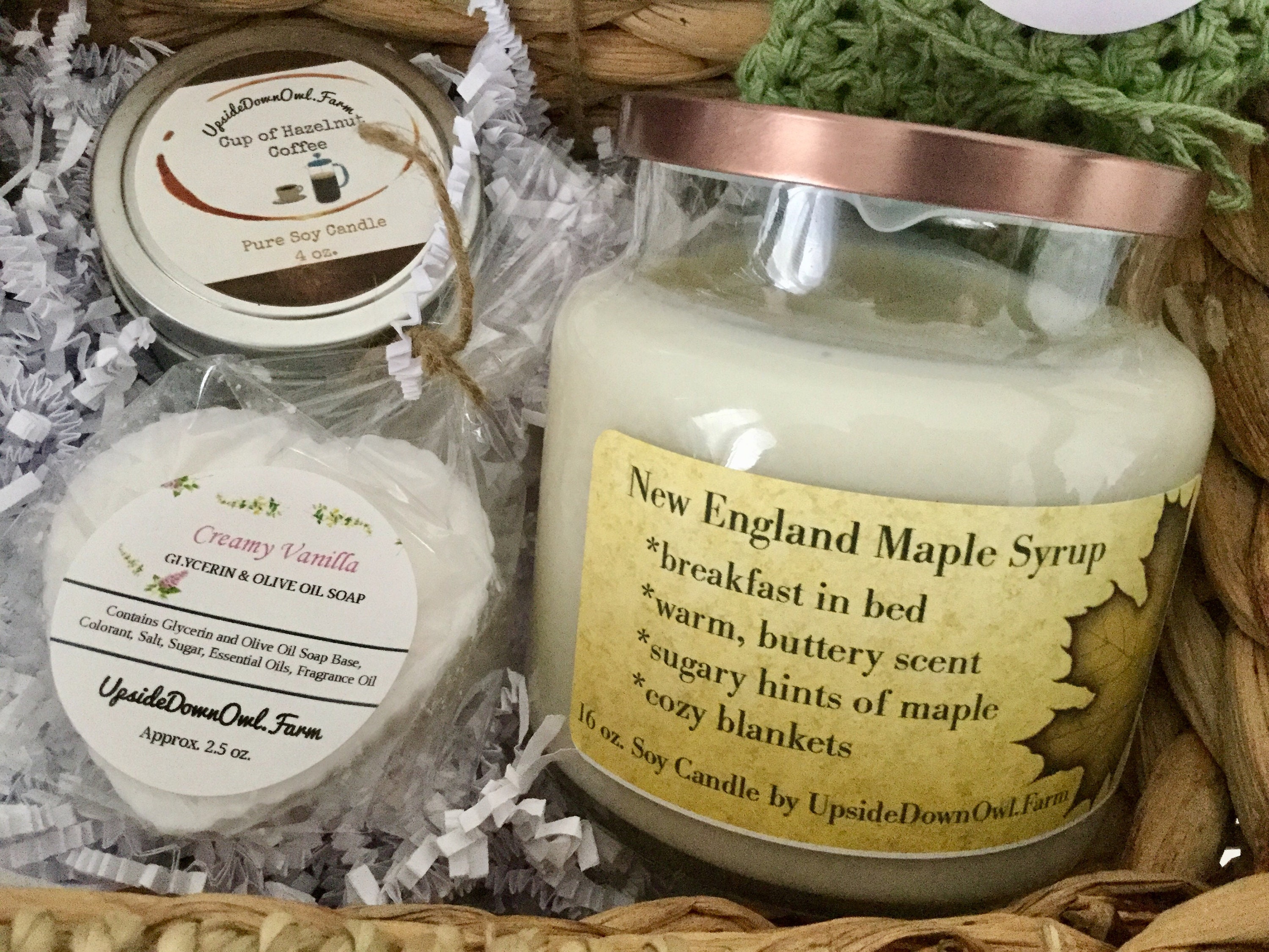 Maple Syrup Scented Candle Dessert Candle Maple Scented Etsy