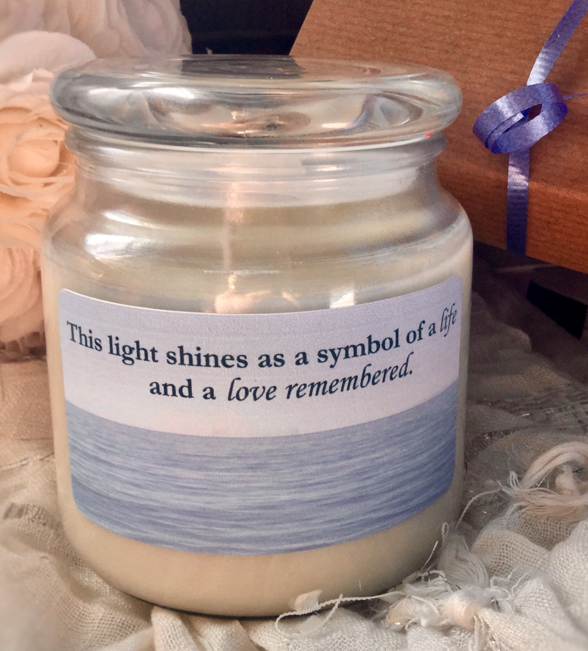 Bereavement Candle Sympathy Candle Condolence Gift Memorial Etsy
