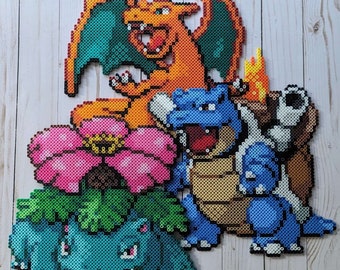 Gen 1 Starter Perler Bundle