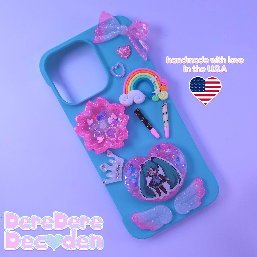 CUSTOM DECODEN CASE Sakura Miku V1 Anime Girl Phone Case Etsy