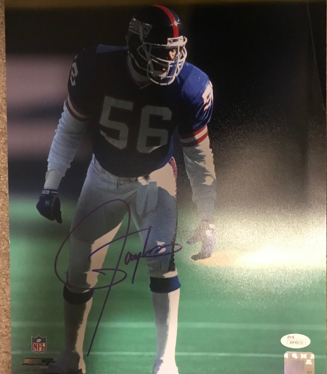 Lawrence Taylor signed photo Etsy