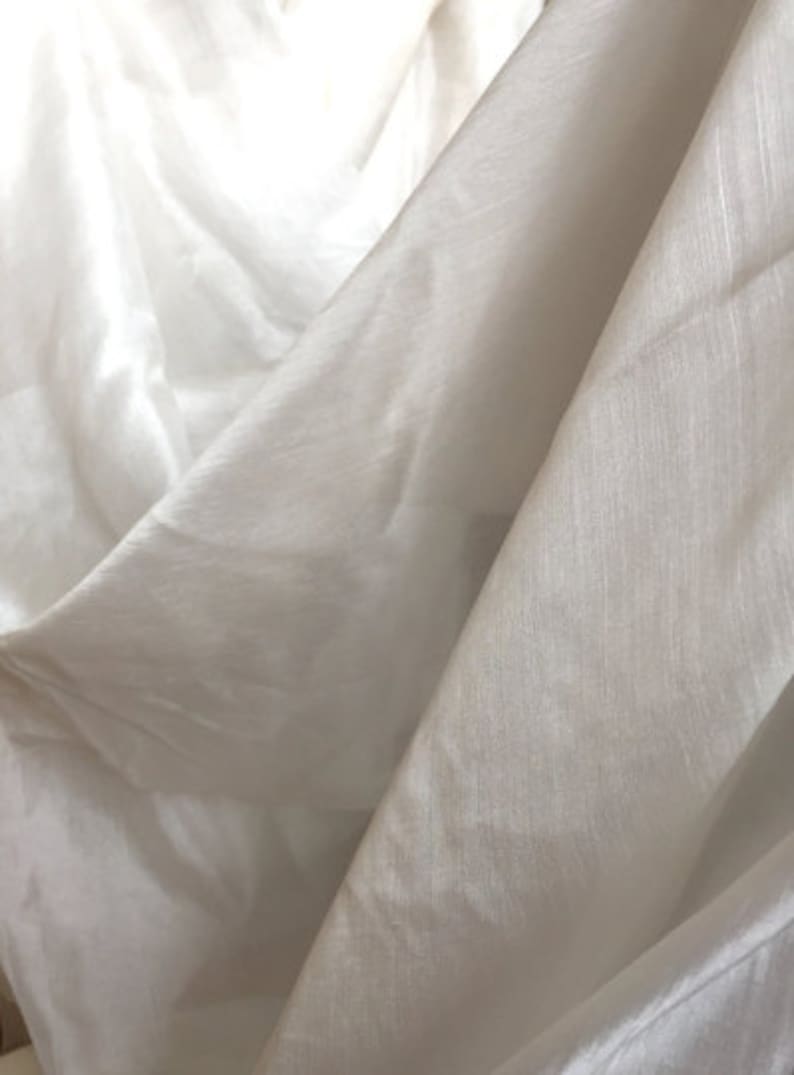 Margilan Raw Silk White Gauze Scrim Fabric Pure Natural Silk - Etsy UK