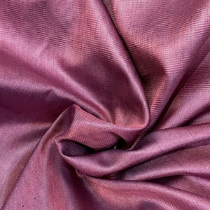 Uzbek 100% pure raw silk fabric, handmade, width 53 cm / 20.9 inch, length  1.95 meters / 2.1 yards