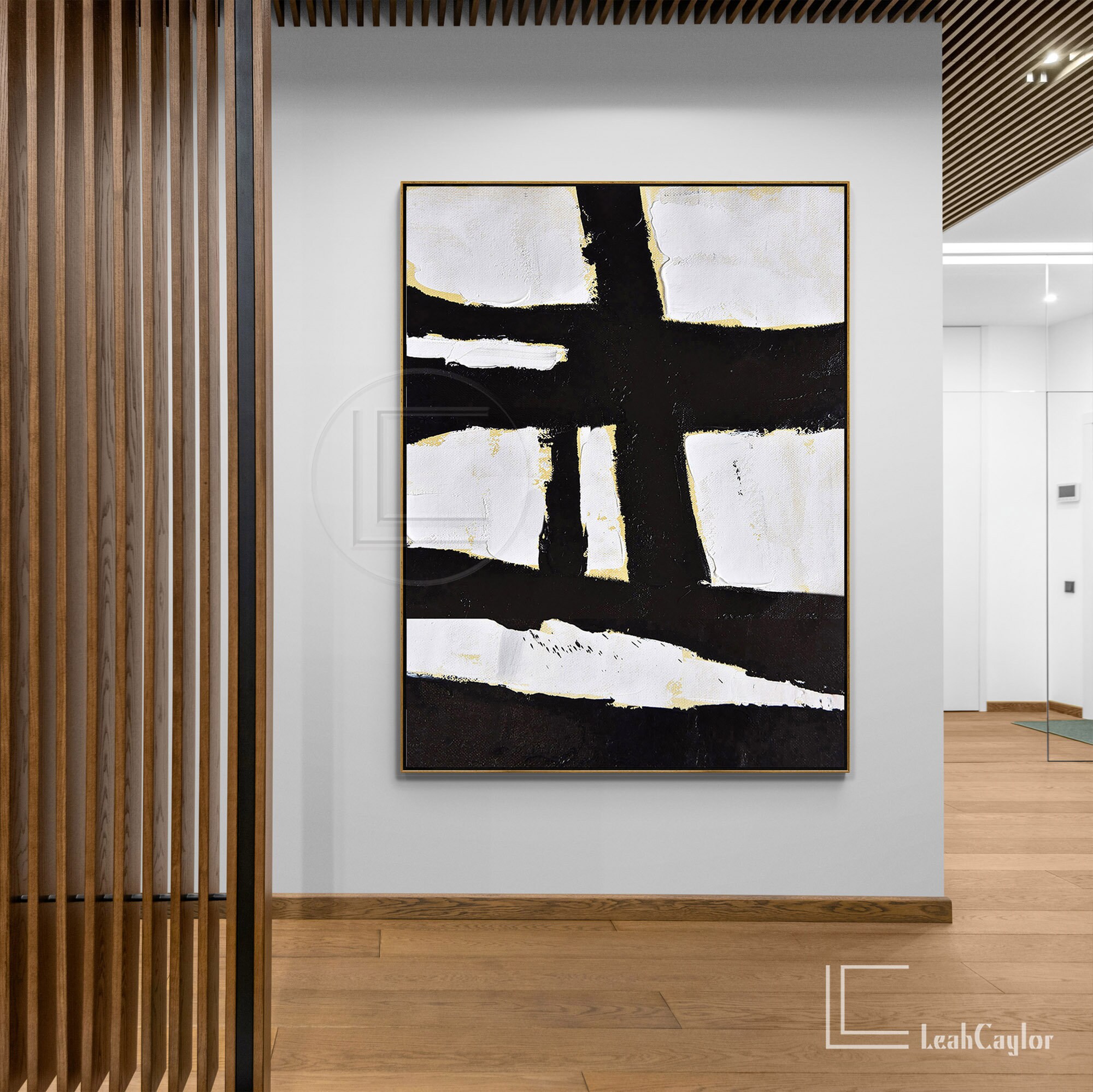 Vertical Minimalist Canvas Wall Art Rich Textures L20Y Etsy UK