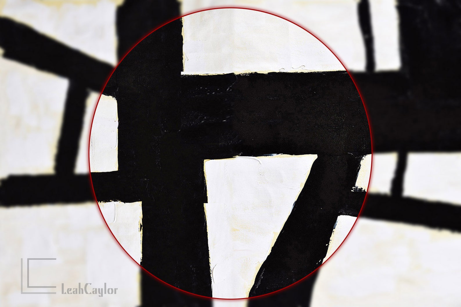 Black White Horizontal Wall Art Large Canvas Painting L175Z | Etsy