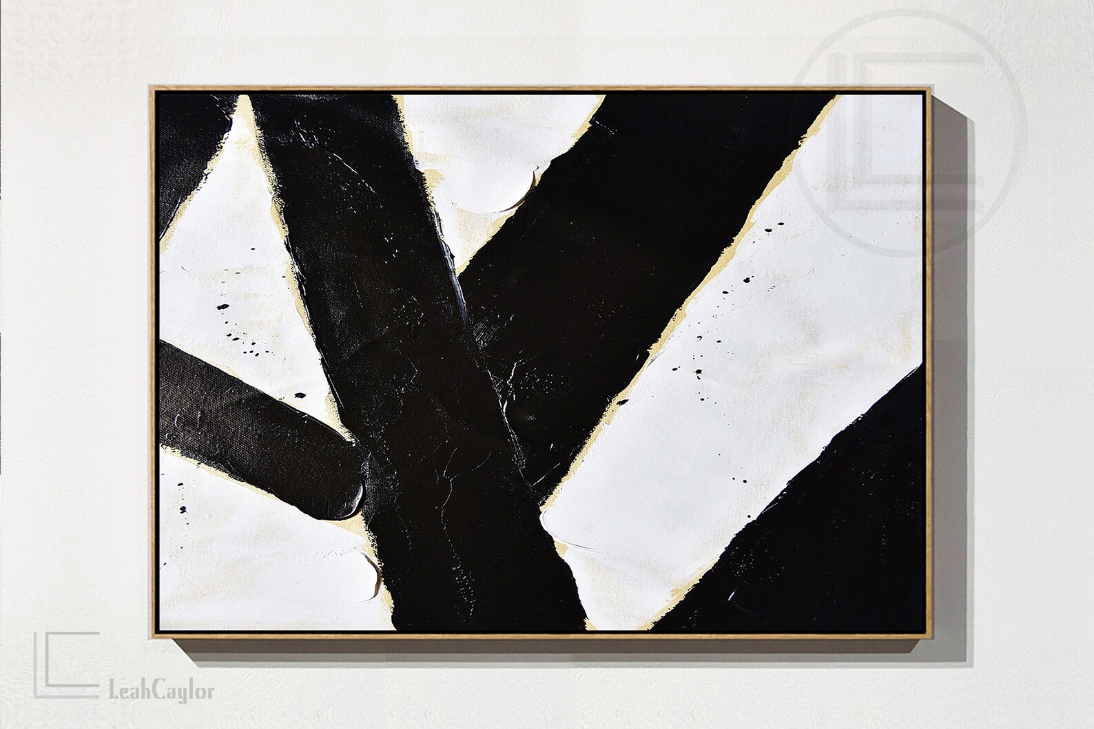 Large Abstract Wall Art Hand Painted Painting on Canvas Rich Etsy