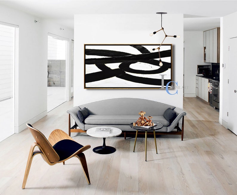 Textured Painting on Canvas by Leah Caylor #L141W Modern Abstract Art Minimalist Wall Art Oversized Abstract Painting Canvas Art
