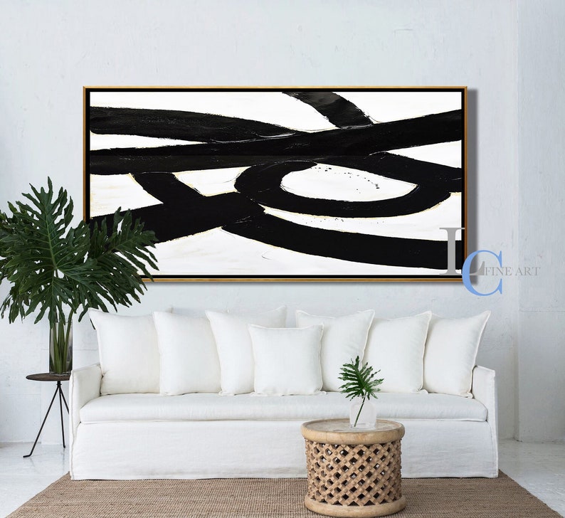 Textured Painting on Canvas by Leah Caylor #L141W Modern Abstract Art Minimalist Wall Art Oversized Abstract Painting Canvas Art