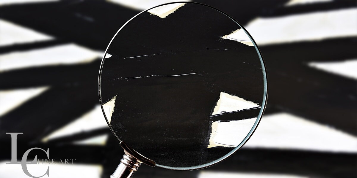 Große horizontale moderne Wandkunst Malerei auf Leinwand | Etsy