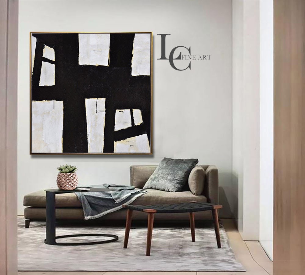 Abstract Painting Minimalist Art Modern Wall Art Decor | Etsy