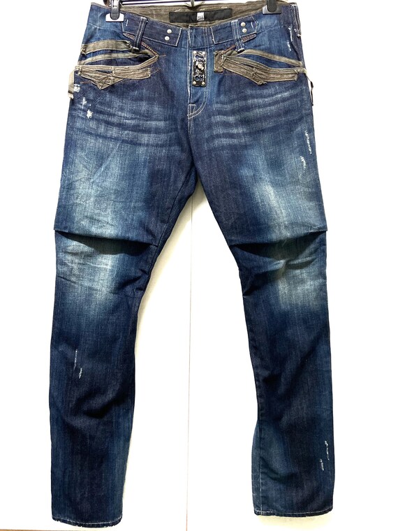Marithe Francois Girbaud Bondage Denim Pants W34