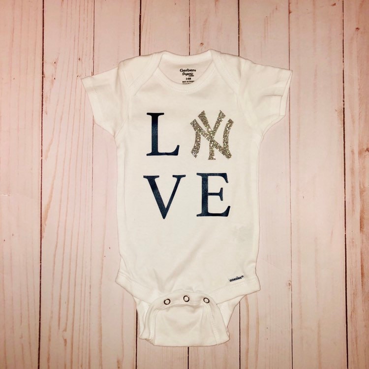Yankees Onesie for Baby Etsy