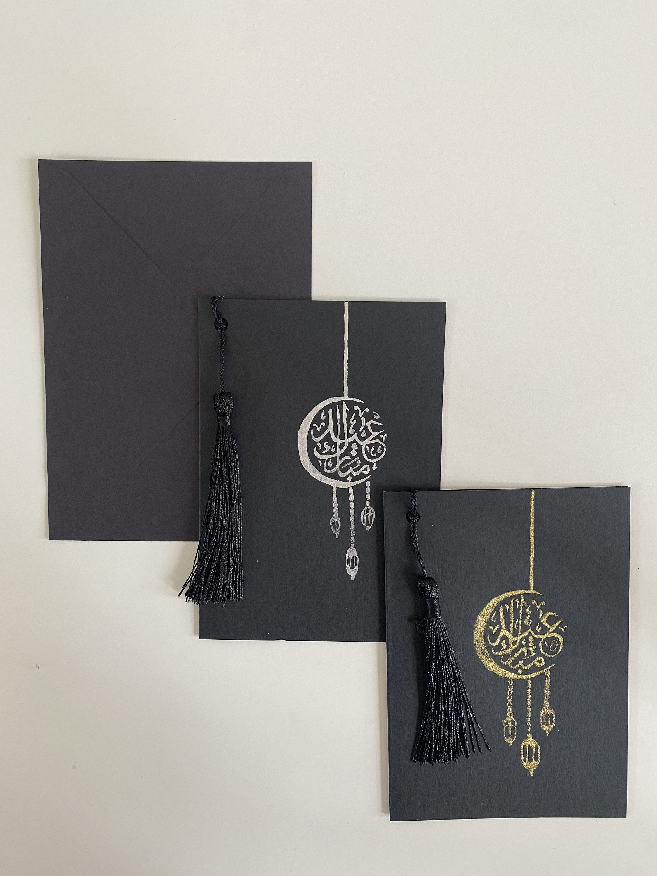 handmade luxury eid mubarak greeting card etsy