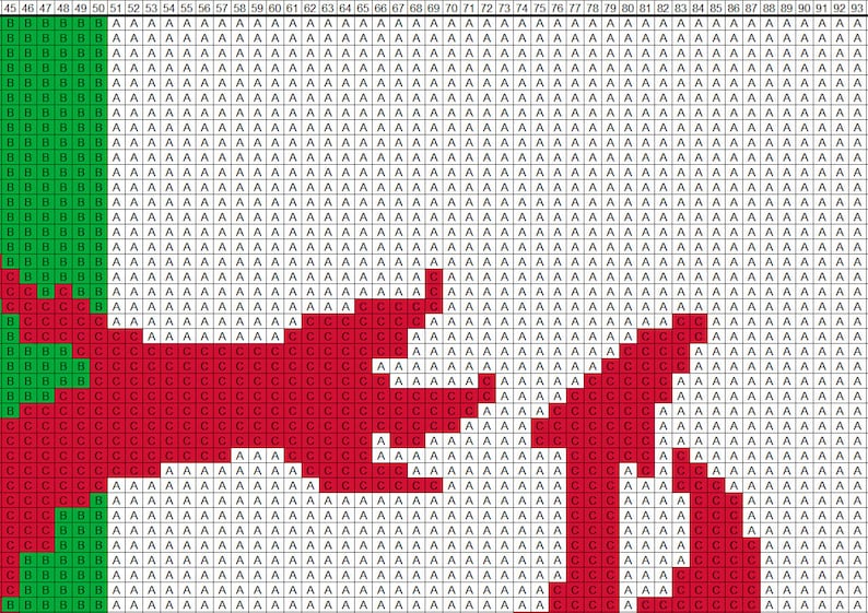 Welsh Flag Crochet Blanket Pattern Row by Row Single Etsy