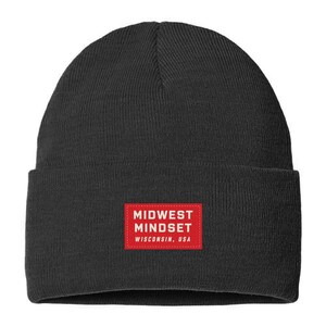 Gorro de punto Midwest Mindset - Negro clásico