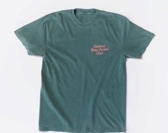 Central Time Social Club Heavyweight Short Sleeve Tee - available in more colors