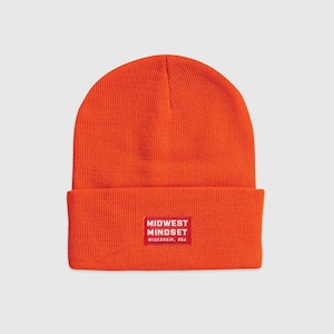 Gorro de punto Midwest Mindset - Naranja sangre