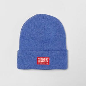 Gorro de punto Midwest Mindset - Azul jaspeado