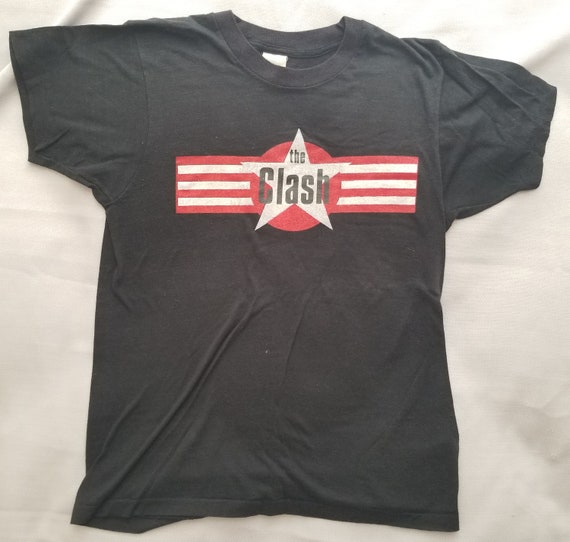 The Clash On Broadway T-Shirt - 1981 - Extremely R