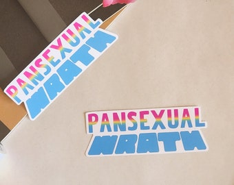 Pansexual Wrath - Die Cut Sticker