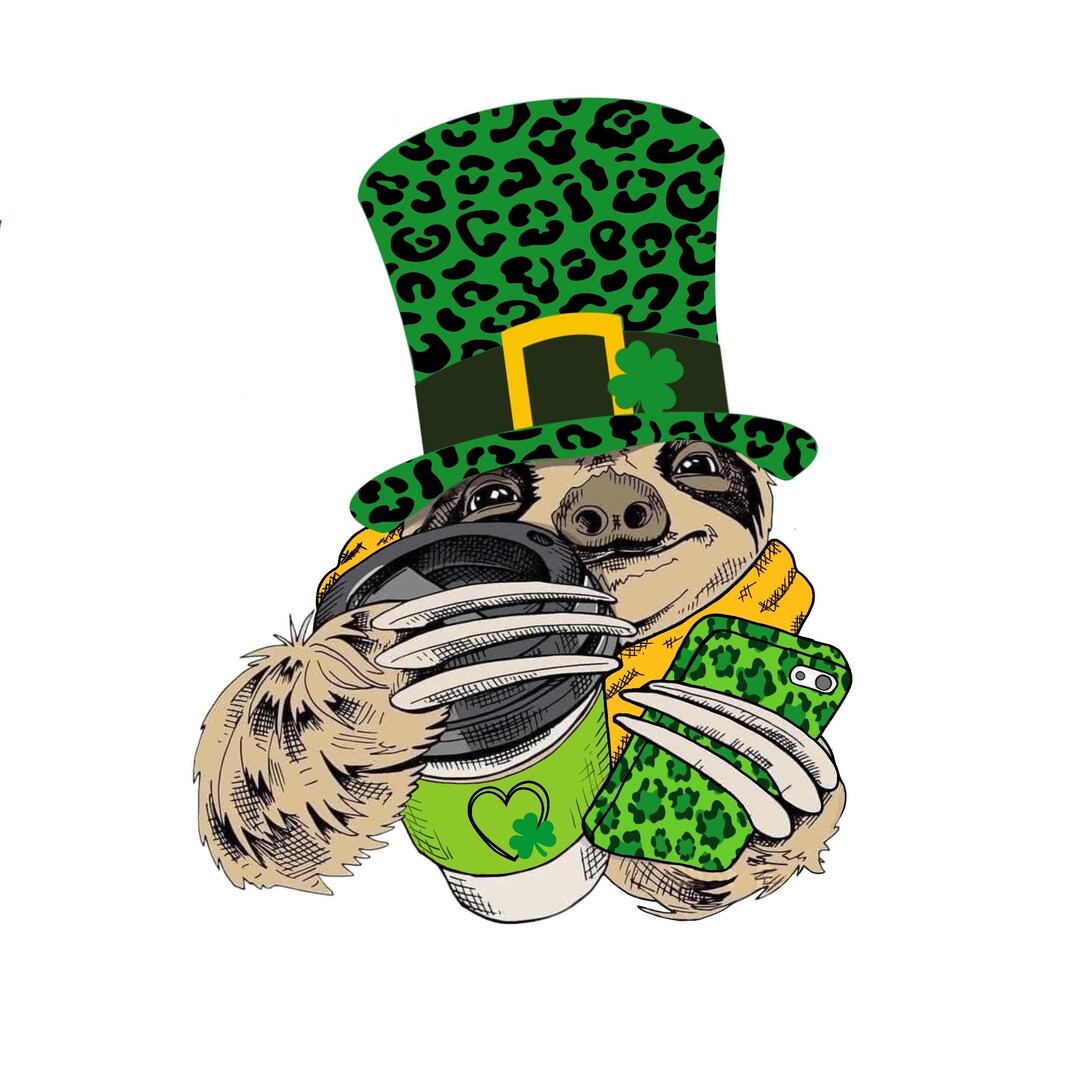 sloth st pattys day
