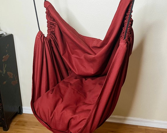 Hammock chair swing, Home Living Hammocks Swings, Rusty Copper Canvas Porch swing, Sensory swing, Reading nook swing