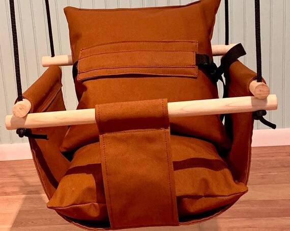 Special needs XL canvas Child's swing, CME therapy swing, Toddler Swing, Special needs toy, autism therapy swing, Playroom swing