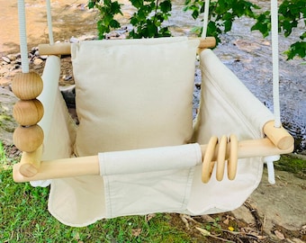 baby canvas swing chair