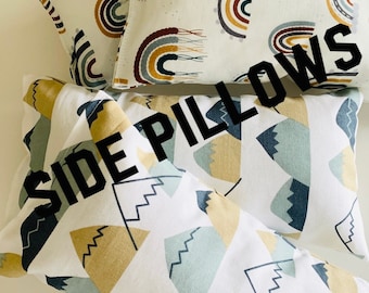 Baby Swing Side Pillows: Cotton Canvas Cushions